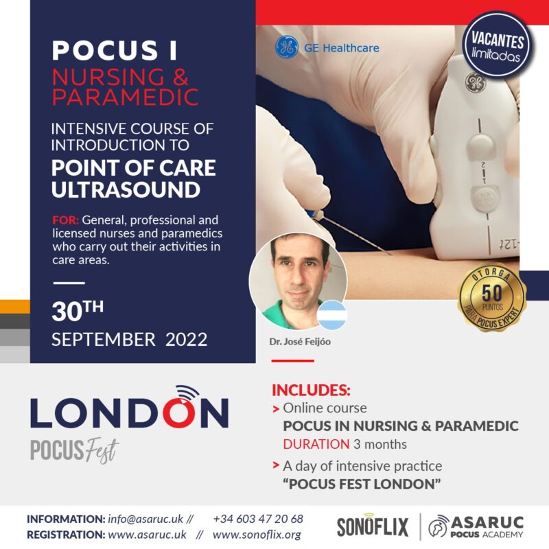Pocus Fest London + Course Nursing & Paramedic